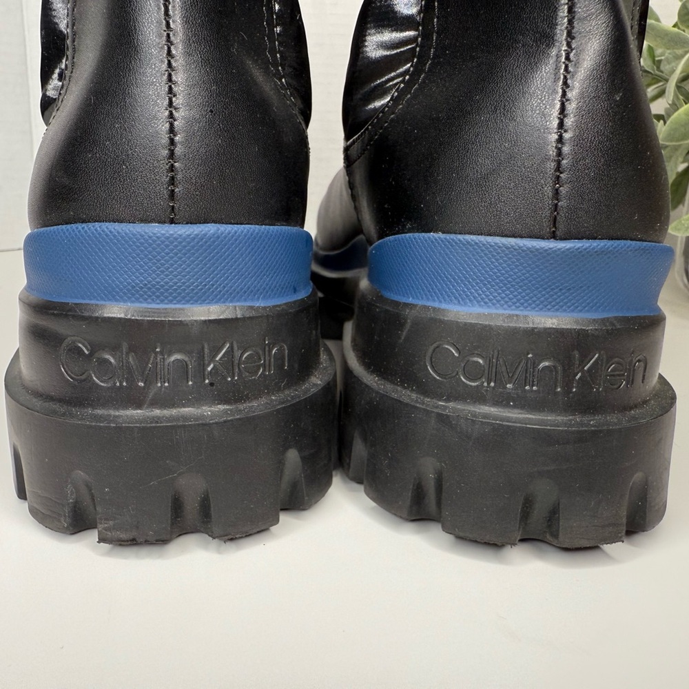 Calvin Klein Laeton Black Puffer Rain/Snow Boot Womens Size 8 Outdoor Minimalist - Picture 8 of 16